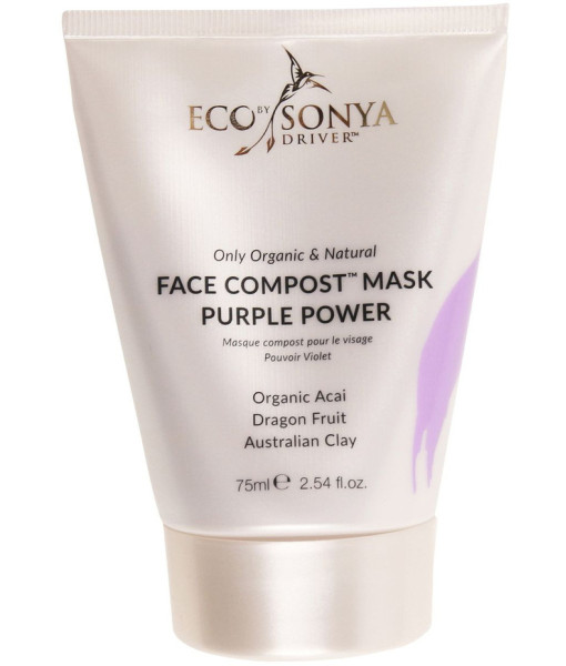 Masque compost pour le visage pouvoir violet