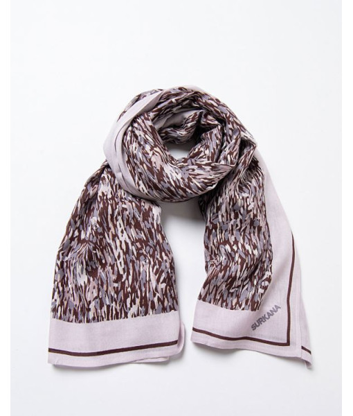 Surkana - Écharpe 100% viscose - gris