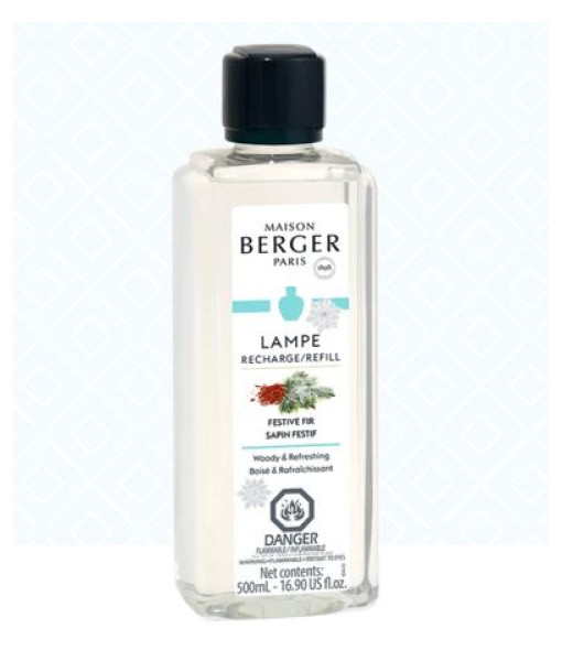 Recharge pour lampe Berger Sapin festif - 500ml (16.9oz)