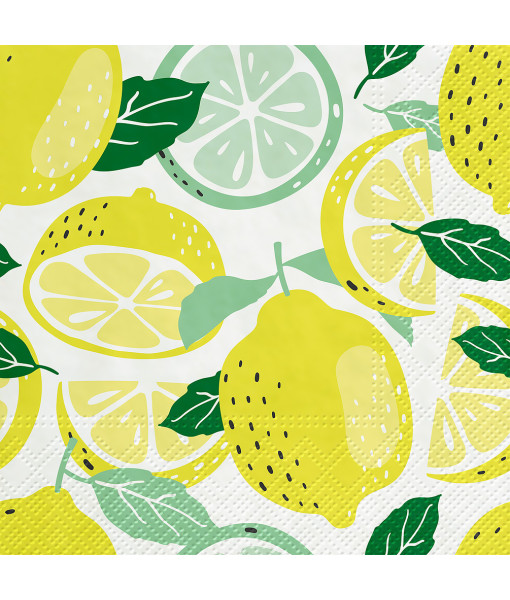 Serviettes de table Citrons