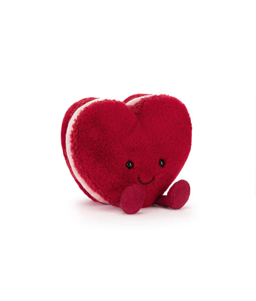 Jellycat - Arlette le Macaron coeur Rouge