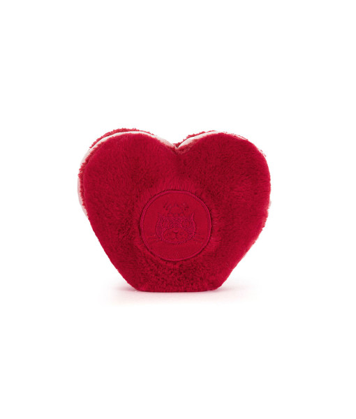 Jellycat - Arlette le Macaron coeur Rouge
