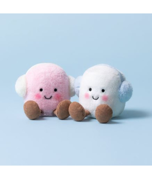 Jellycat - Guimauves roses et blanches Amuseables Toastie