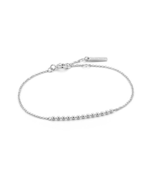 Bracelet moderne argenté à multiple billes