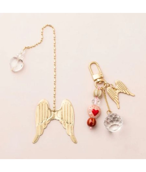 Scout - Ensemble marque-page et porte-clés - Ailes d'ange/Protection