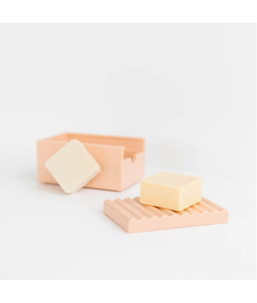 BKIND - Boîte de transport en bambou pour shampoing et revitalisant en barre