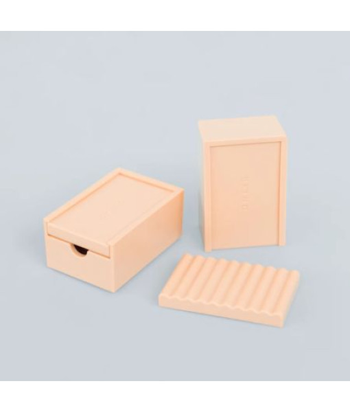 BKIND - Boîte de transport en bambou pour shampoing et revitalisant en barre