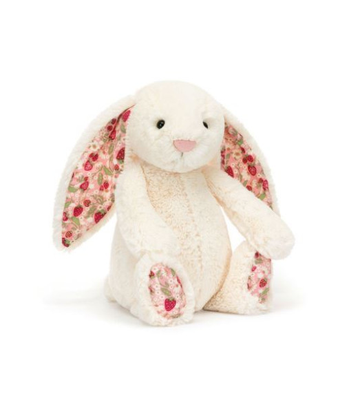 Jellycat - Lapin crème fleuri ''Berry''