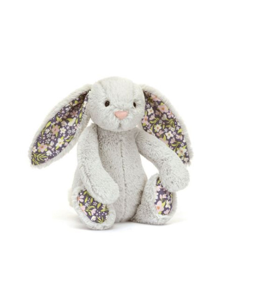 Jellycat - Lapine argentée fleurie Bloom