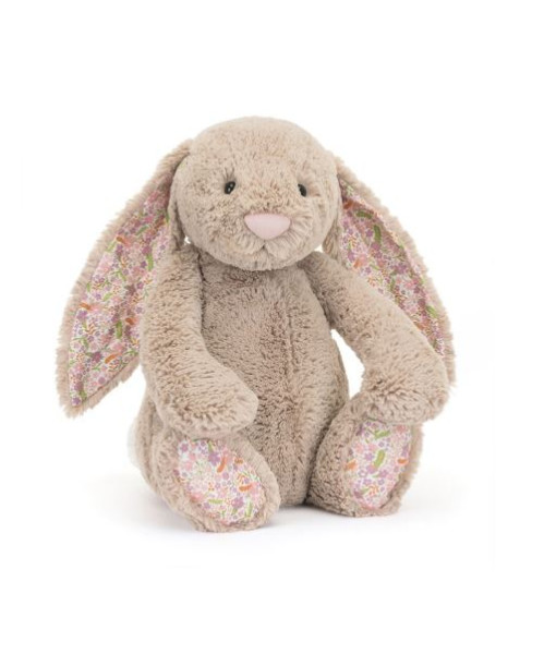 Jellycat - Lapine beige fleuri Pétale
