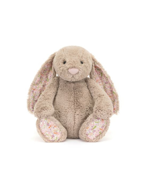 Jellycat - Lapine beige fleuri Pétale