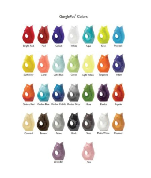 Gurglepot large bleu ombré