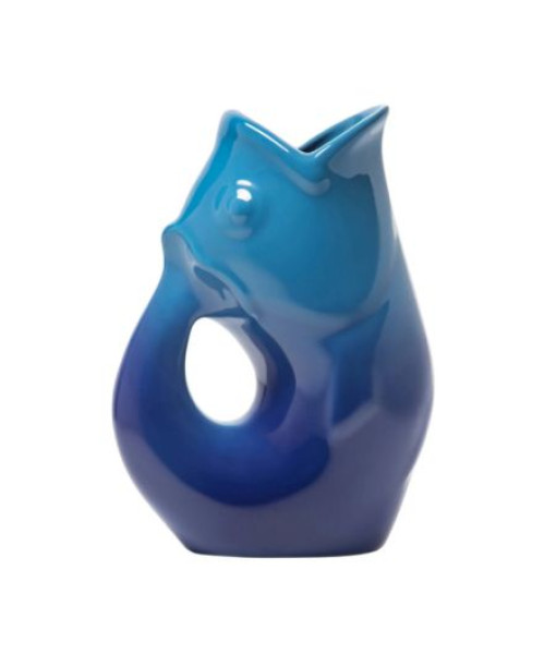 Gurglepot large cobalt ombré
