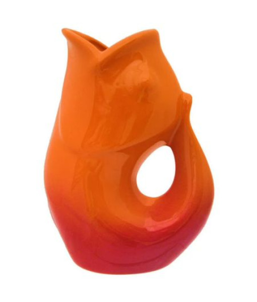 Gurglepot large orange ombré