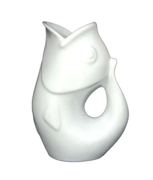 Gurglepot large blanc mat