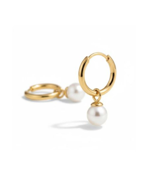 Caroline Néron - Boucle d'oreille Pearlfection doré