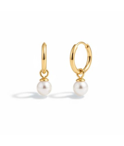 Caroline Néron - Boucle d'oreille Pearlfection doré