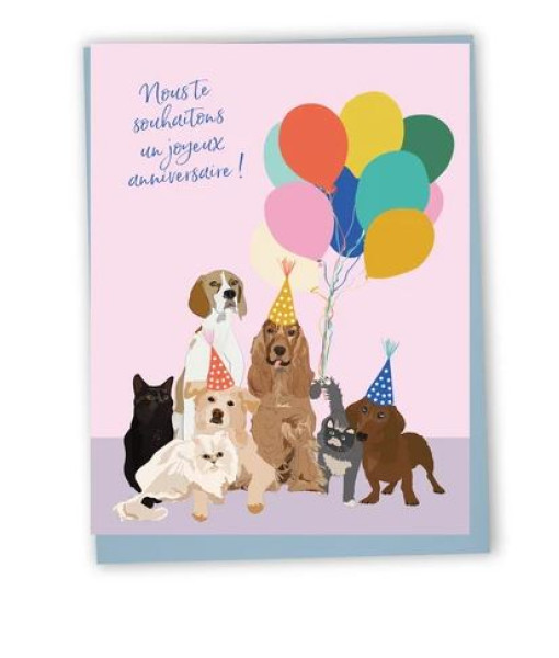 Joyeux anniversaire Chiens & Ballons