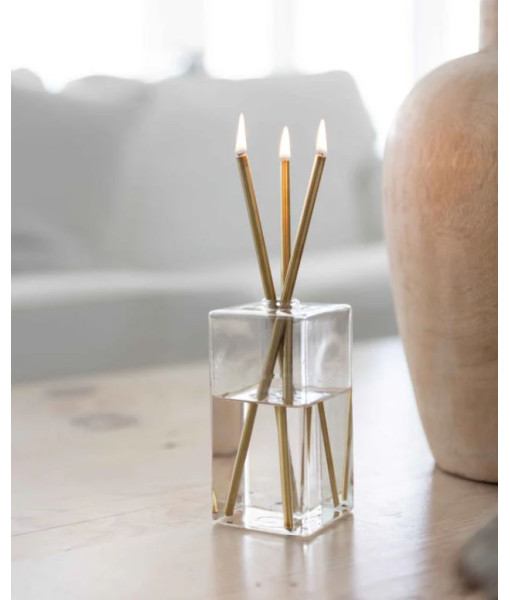 Everlasting Candle - Bougies éternelles dorées - Ensemble de 3