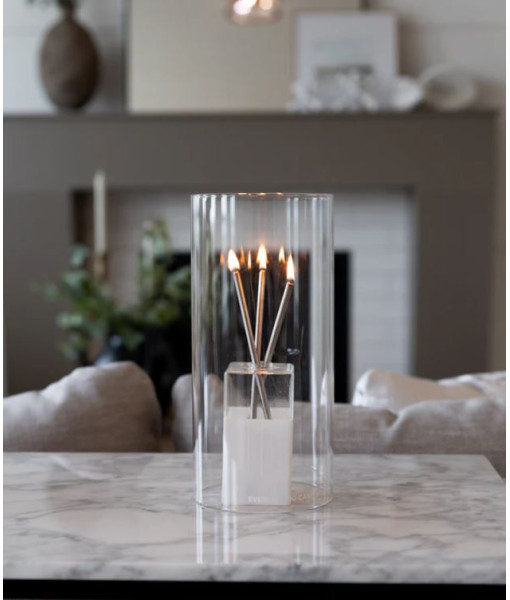 Everlasting Candle - Cylindre de verre Hurricane