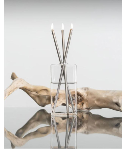 Everlasting Candle - Bougies éternelles argent - Ensemble de 3