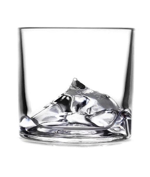 Ensemble de 2 verres à whisky en cristal Everest