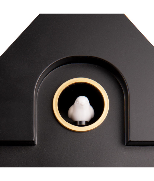 Horloge murale Modern Cuckoo - Noire