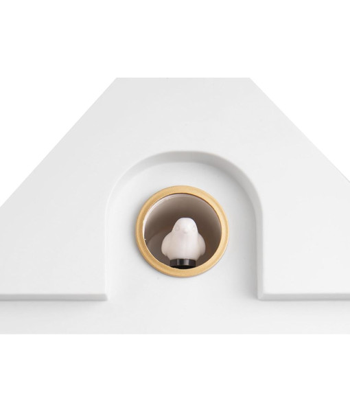 Horloge murale Modern Cuckoo - Blanche