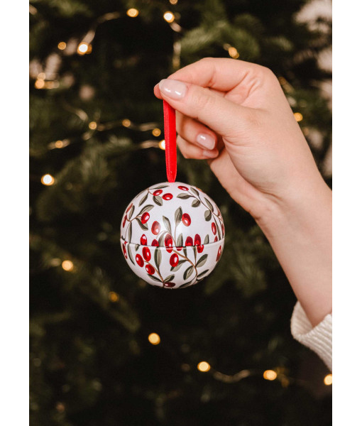 Bougie Ornement de Noël - Canneberges épicées