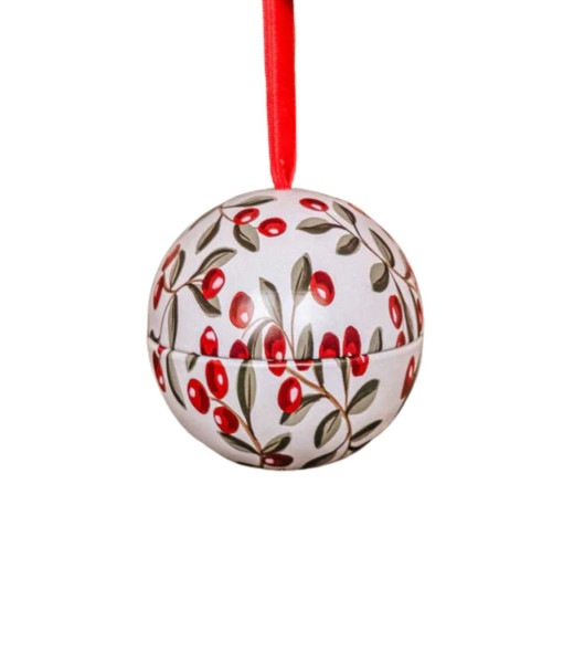 Bougie Ornement de Noël - Canneberges épicées