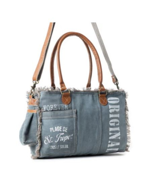 Myra - Sac fourre-tout Coastal Steel recyclé en denim