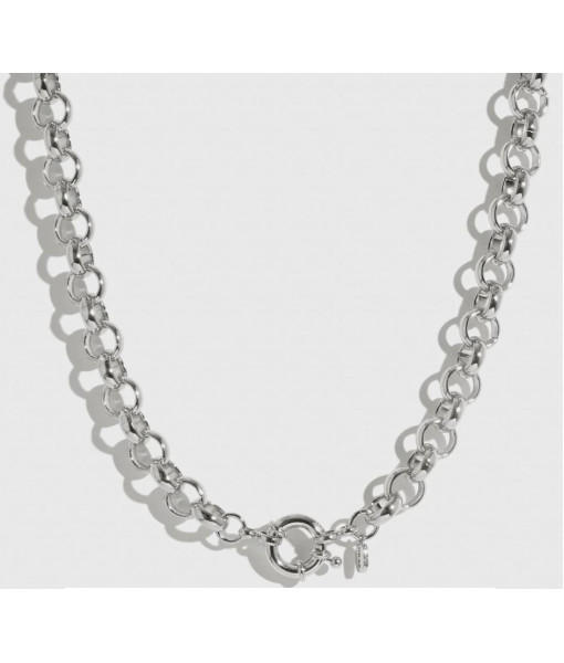 Collier maximaliste Rolo - argent