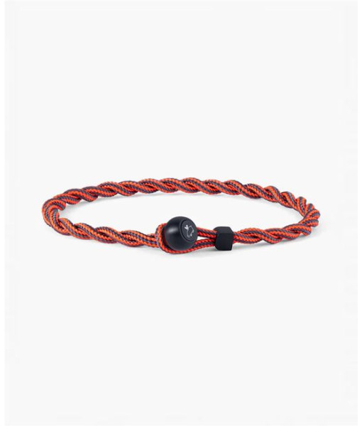 Pig & Hen - Bracelet Easy Ed - orange radieux, gris ardoise et noir