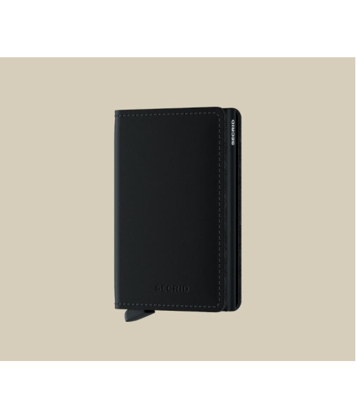 Slim Wallet Noir mat