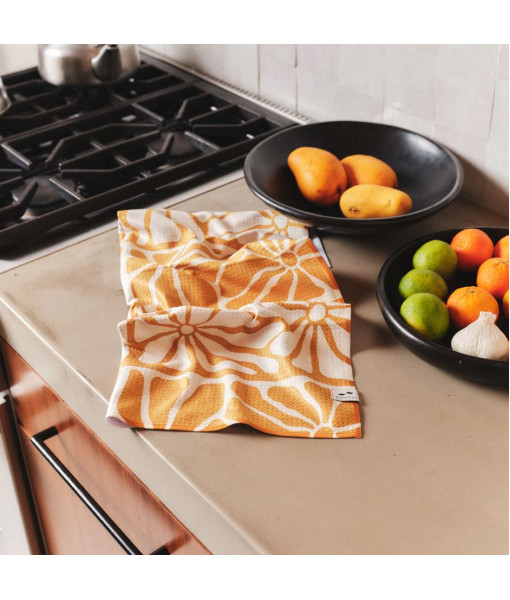 Linge à vaisselle microfibre Ciao Zen - Moutarde