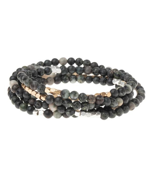 Bracelet et collier Jaspe Kambaba - Tranquillité