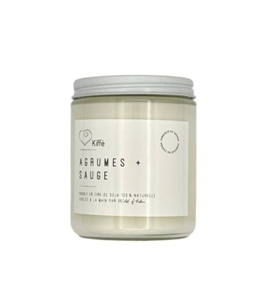 Kiffé - Chandelle Agrumes + Sauge 8oz