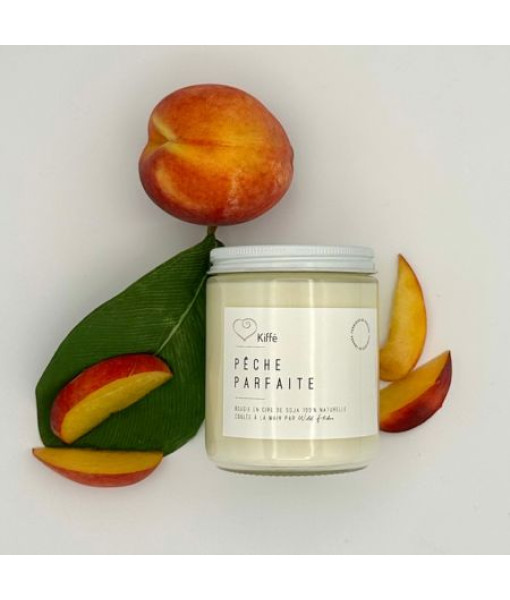 Kiffé - Chandelle Pêche parfaite 8oz