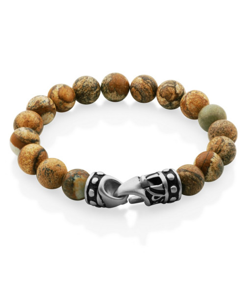 Bracelet en perles de pierre STEELX