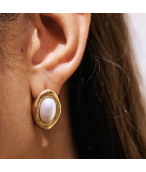 Twenty Compass - Boucles d'oreilles Capri doré