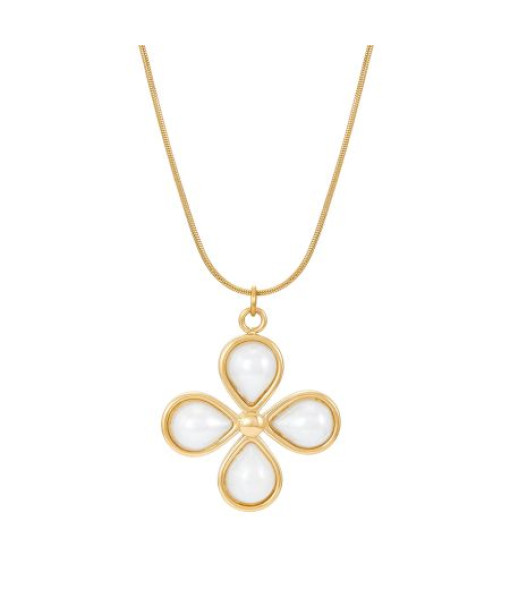 Twenty Compass - Collier Fleur doré