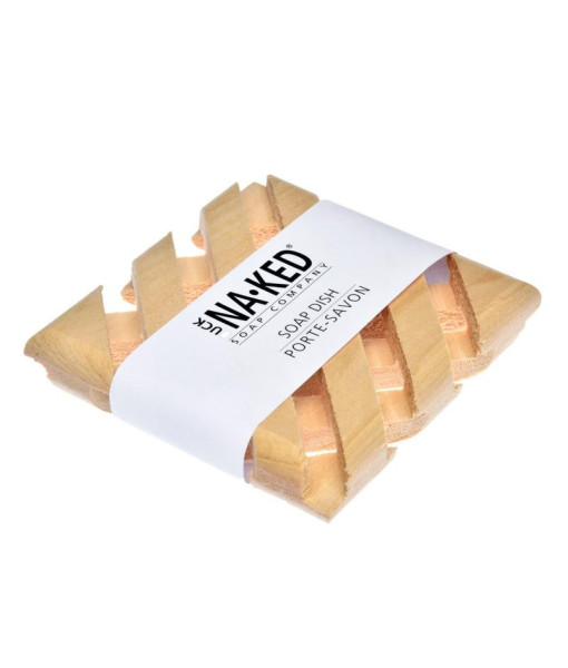 Porte-savon artisanal en pin