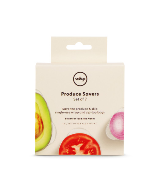 Couvercles en silicone pour fruits et légumes