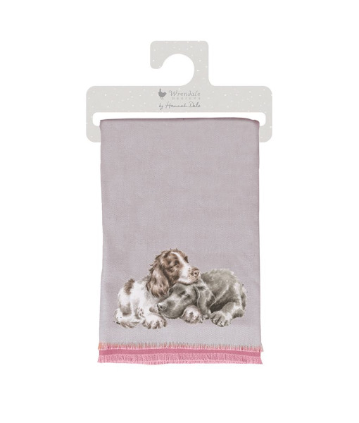 Wrendale Designs - Écharpe d'hiver « Une vie de chien » Labrador et Épagneul