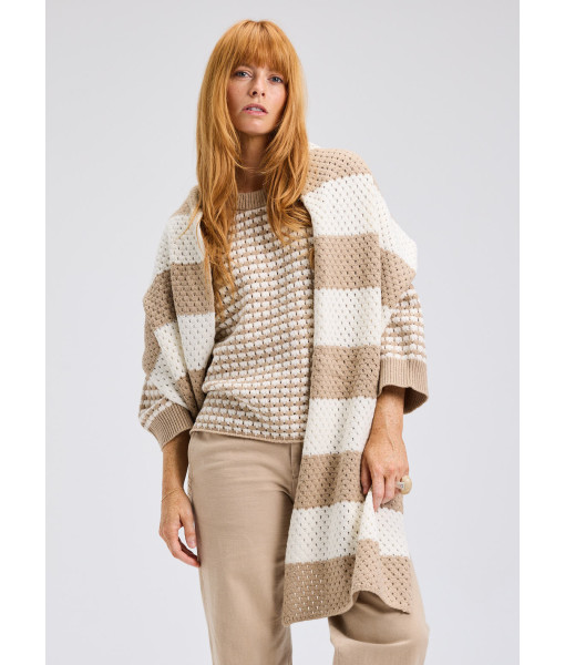 Zaket & Plover - Foulard texturé - snow